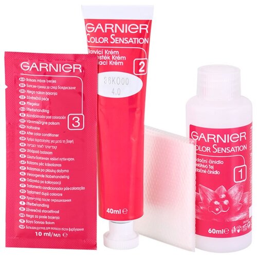 Garnier color Sensation trajna sijoča barva za lase 40 ml odtenek 4,0 Deep Brown Cene