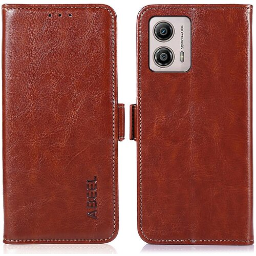 INORCO ABEEL Za Motorola Moto G53 5G PU usnjena torbica proti praskam Crazy Horse Texture Denarnica Ovitek za telefon, (22036787) Slike