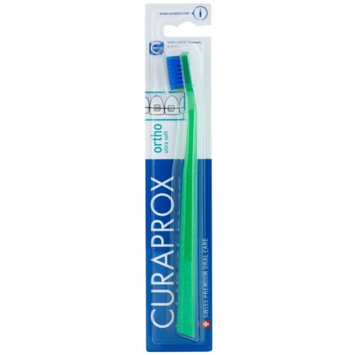 Curaprox Ortho Ultra Soft 5460 ortodontna zobna ščetka za uporabnike zobnih aparatov 1 kos Cene