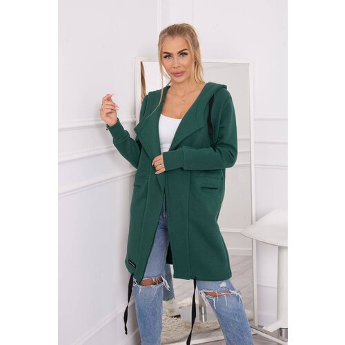 Kesi Insulated raincoat with hood dark green Cijene