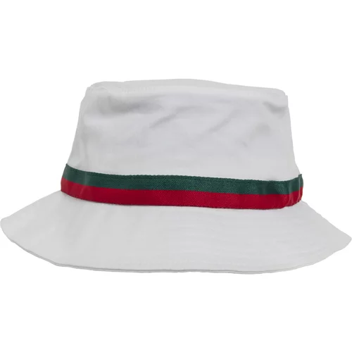 Flexfit Stripe Bucket Hat White/Tan/Green