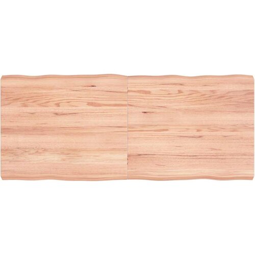 Stolna ploča svjetlosmeđa 140x60x(2-6) cm obrađena hrastovina Cene