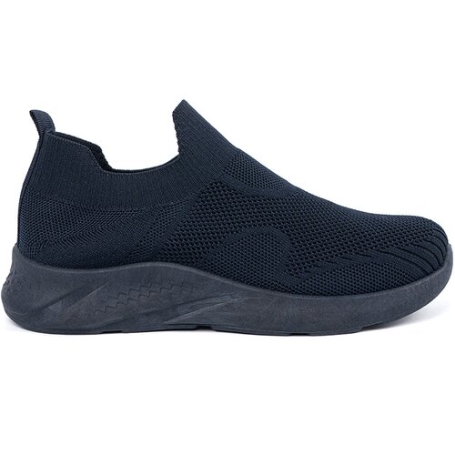 Shelvt Women's slip-on sneakers navy blue Cene