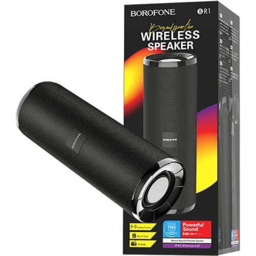 Borofone Zvučnik bežični, Bluetooth, 1200 mAh, 3 h, crna &ndash; BR1 Beyond Black Cijene