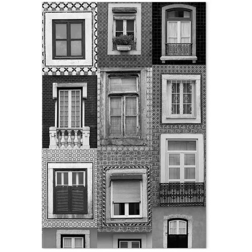  Slika - Patterned Windows (1 Part) Vertical 20x30 Standard Slike