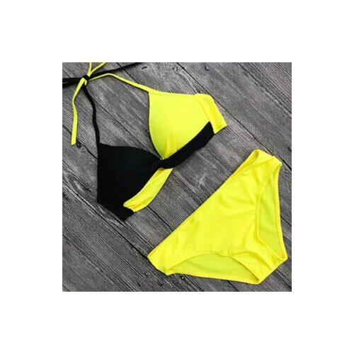 Smania ženski  bikini kopalke Vita Neon – Črna Cene