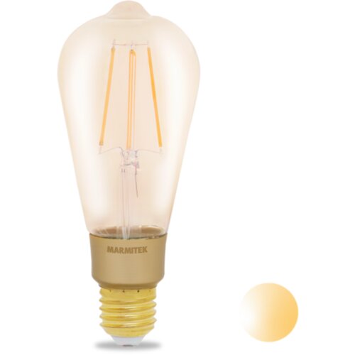 Marmitek pametna Wi-Fi LED žarulja sa žarnom niti XL- E27 | 650 lumena 6 W=40W Cene