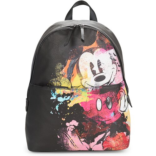 Desigual Nahrbtniki BACK_MICKEY ARTY SCRATCH MOMBASA Črna Slike