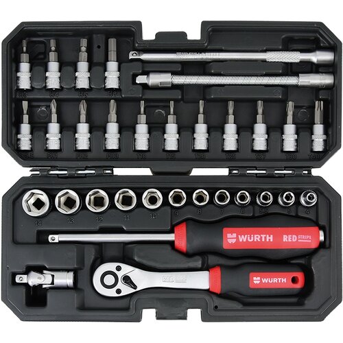 Würth set red stripe nasadni ključ. 1/4 6 ugaoni, 32kom Cene