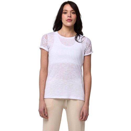 Leone 1947 Majice s kratkimi rokavi Woman T-Shirt Short Sleeves Lace Bela Cene