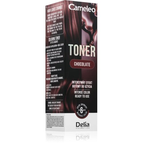 Delia Cosmetics Cameleo Toner toner u boji za kosu nijansa Chocolate 75 ml Slike