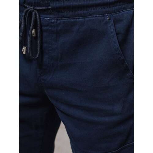 DStreet Men's jogger cargo pants, navy blue, Slike
