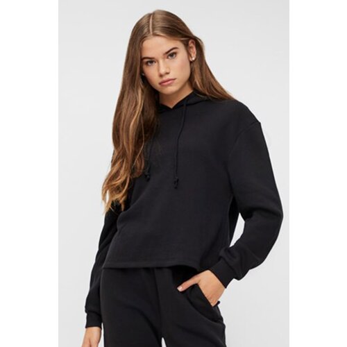 Pieces Puloverji PCCHILLI LS HOODIE Črna Cene