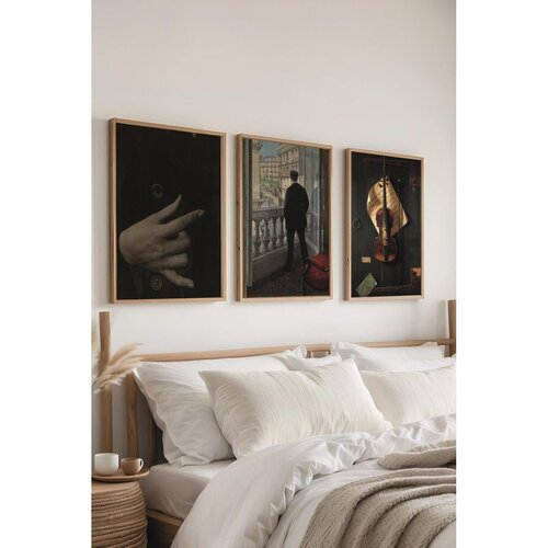 WALLXPERT &Ccedil;-300407 - 5070 Vi&scaron;enamenski Set Dekorativnih Slika (3 Komada) Cene