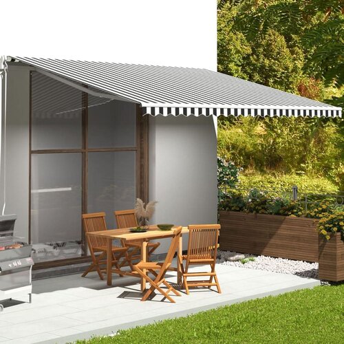  Nadomestno blago za tendo antracitno in belo 5x3,5 m, (20966233) Cene
