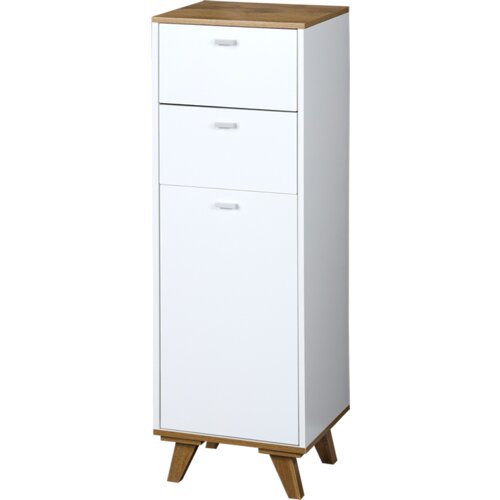 Kesper KSP15992 ormarić sa 2 ladice i 1 vratima 32X28X96 cm beli lak Cene