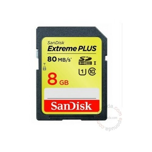 Sandisk 8GB Extreme 80MB/s UHS 1, 66953 memorijska kartica Slike