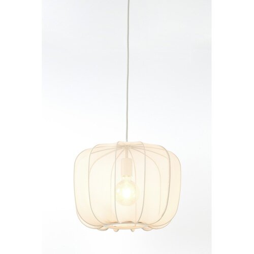 Light &amp;amp; Living Krem viseća svjetiljka s tekstilnim sjenilom &amp;oslash; 12 cm Plumeria &amp;ndash; Slike