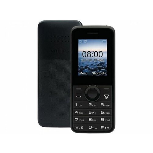 Philips E106 Xenium crni 1.8'' Dual Sim mobilni telefon Slike