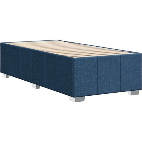 VidaXL okvir za krevet plavi 100x200 cm od tkanine Slike