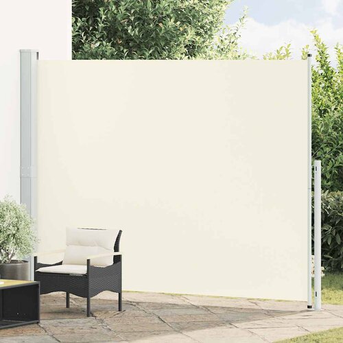  Uvlačiva bočna tenda za terasu 220 x 300 cm krem Slike
