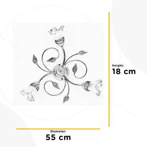 Lesnina XXXL STROPNA SVETILKA 55/18 cm Slike