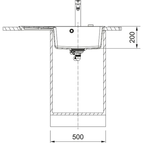 Franke 114.0637.516 Centro CNG 611-78 TL/7 Stonegrey pomivalno korito iz umetnega kamna Slike