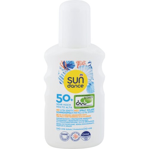 sundance Med Ultra Sensitiv sprej za zaštitu od sunca SPF 50+ 200 ml Cene