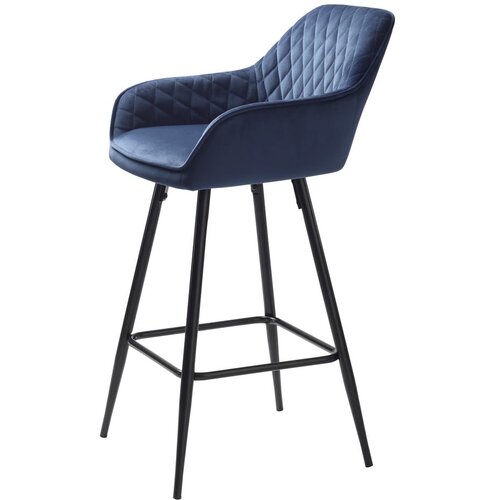 Unique Furniture Moder žameten barski stol (višina sedeža 67 cm) Milton – Cene