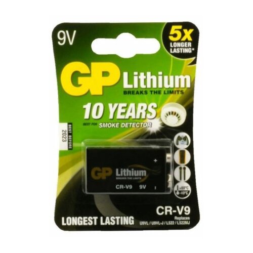 Gp litijeva baterija 9V CR-V9 LITHIUM Slike