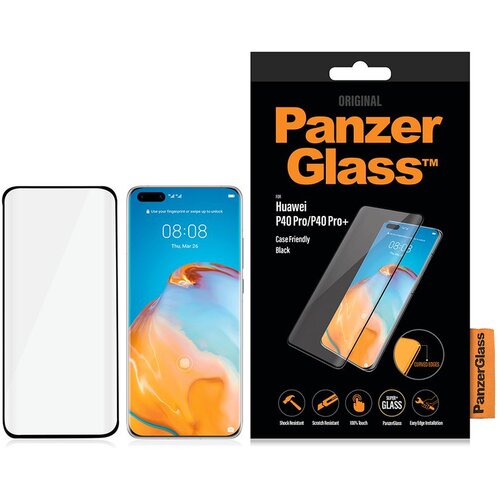 PanzerGlass za&amp;scaron;titno staklo za Huawei P40 Pro case friendly black Slike