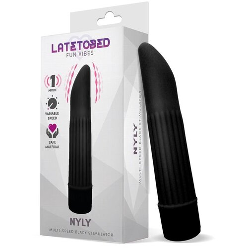 LATETOBED Nyly Multi-Speed Stimulator Black Cene