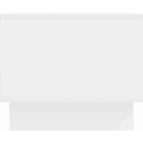  Stolić za kavu Bijela visokog sjaja 90 x 50 x 40 cm - Bijela visokog sjaja Slike