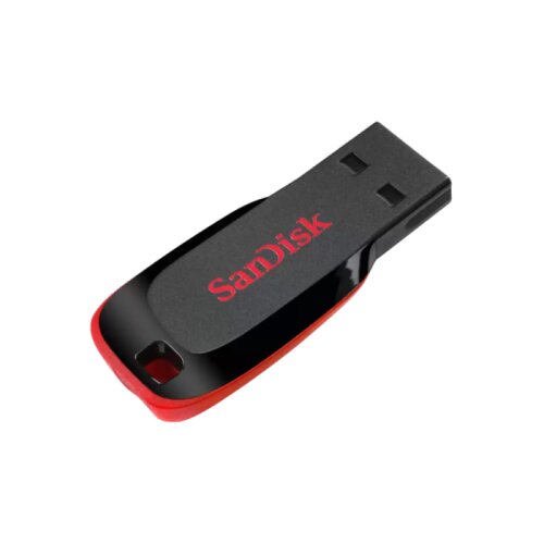 San Disk 128GB Cruzer Blade USB-A 2.0 USB ključ (rdeč) Slike