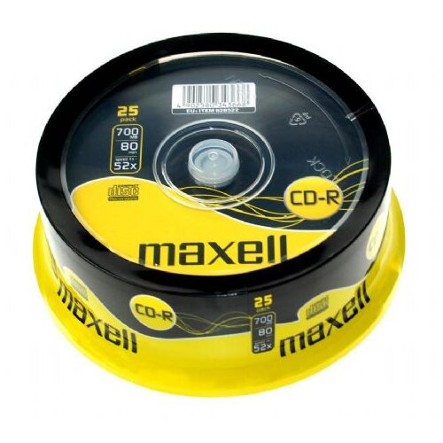 Maxell cd-r 700MB 52X 25 na osi Cene