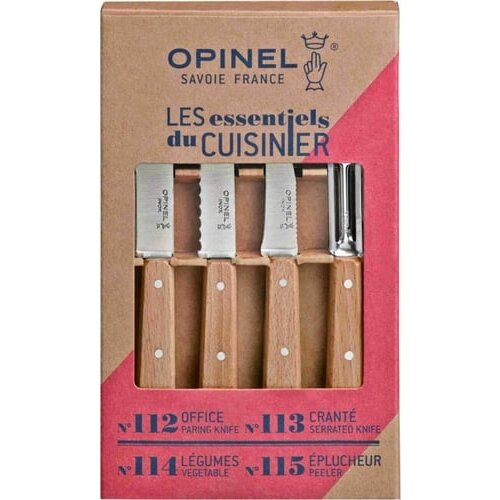 Opinel Les Essentiels Box Set - Beech Piknik, kuhinjski nož Cijene