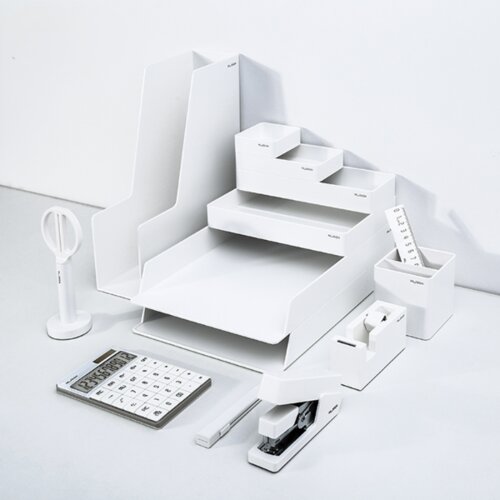 Deli Set kancelarijskog pribora Lux NS003, Beli Slike