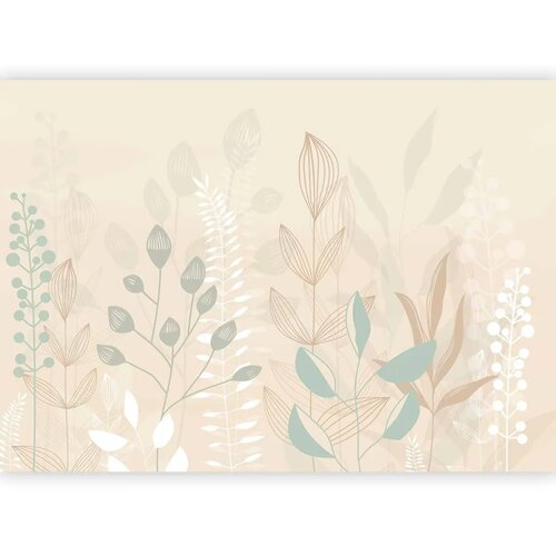  Foto tapeta - Pastel and Beige Glade 343x256 Samoljepljiva Slike