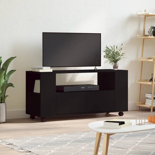 vidaXL TV omarica črna 102x34,5x43 cm inženirski les Cene
