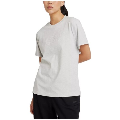 New Balance EMBOSSED LOGO JERSEY T-SHIR Siva Cijene