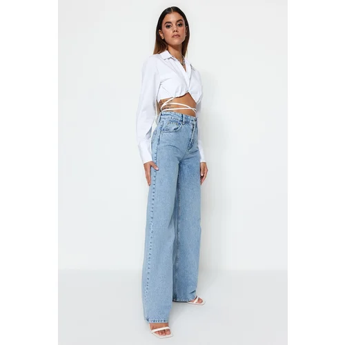 Trendyol Jeans - Blue - Wide leg