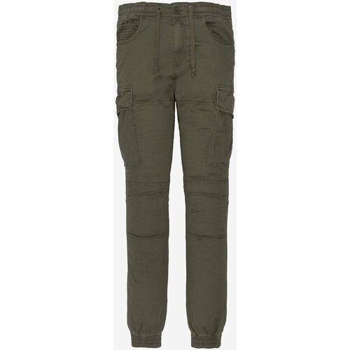 Schott Spodnji deli trenirke TRRELAX70 Zelena Cene