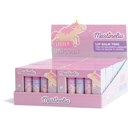 Martinelia Little Unicorn Lip Balm Trio balzam za ustnice za otroke 3 kos Slike