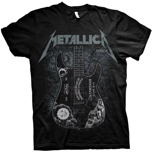 Metallica Majica Hammett Ouija Guitar Unisex Black S