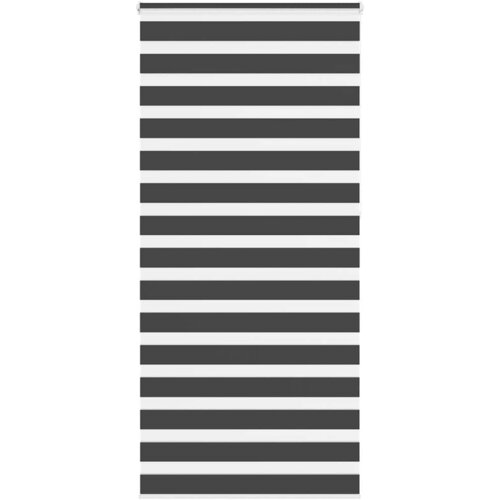 vidaXL Zebra senčilo črne barve 115x230 cm, širina blaga 110,9 cm, poliester, (5000297893) Cene