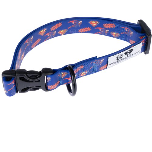 DC Superman ogrlica, plava - Veličina M: opseg vrata 30 - 46 cm, širina 20 mm Cijene