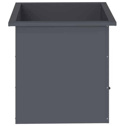  Vrtna posuda za sadnju s LED svjetlom 2 kom. Antracit - Antracit 50 x 50 x 48 cm 2 Slike