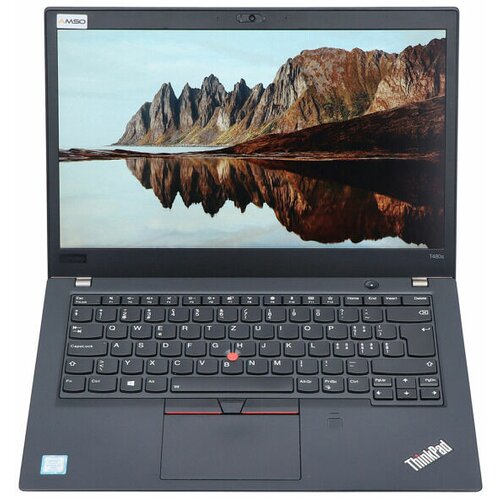 Lenovo thinkpad T480s i5-8350U 8GB ram 256GB nvme 14.0 full hd ips touchscreen win 10 pro refurbished laptop Slike