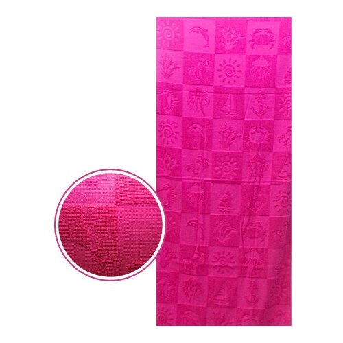 Dekordom plažni pe&amp;scaron;kir beach master - 70x150 - shell fuchsia ( 025756 ) Slike