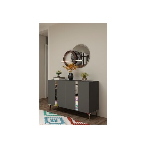 Hanah home komoda s ladicama, antracit Cene